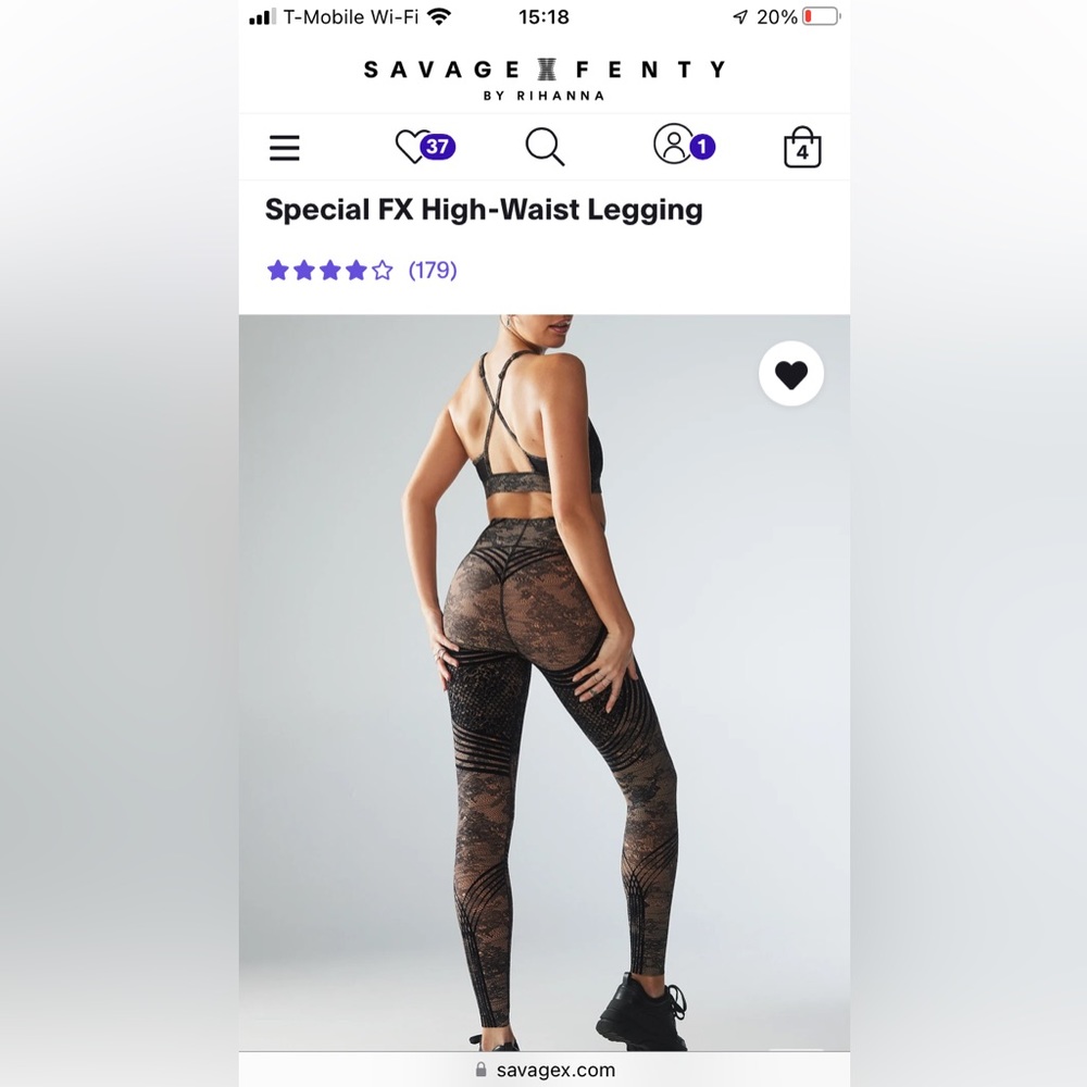 SavageX Special FX high waist legging - terracotta lace
